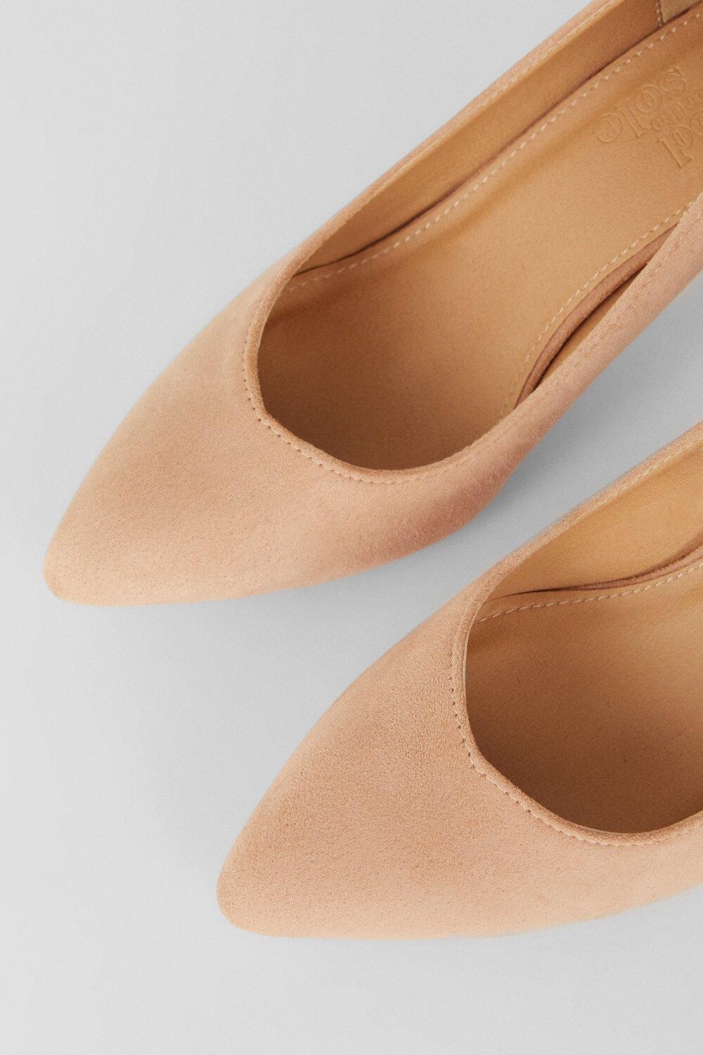 Хорошо для подошвы: туфли-лодочки Emily очень широкой посадки Dorothy Perkins, розовый — фото 4
