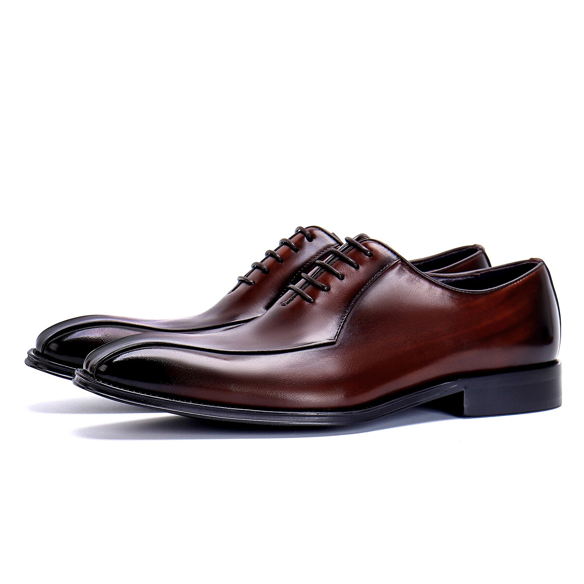 Туфли ASTON M.JAZZ Dress Shoes Men Low-Top, цвет Coffee — фото 3