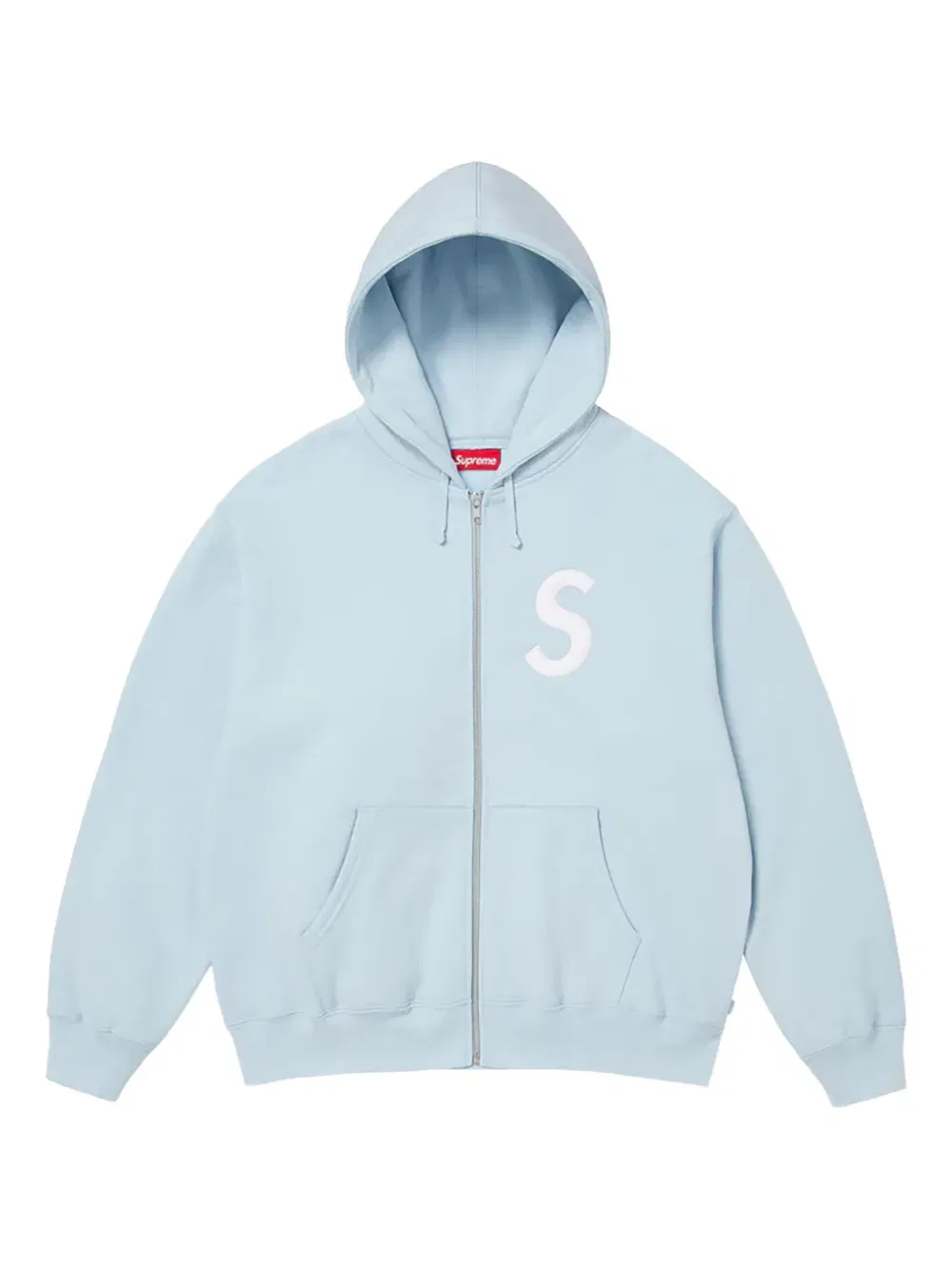 Толстовка на молнии с логотипом S Supreme, синий