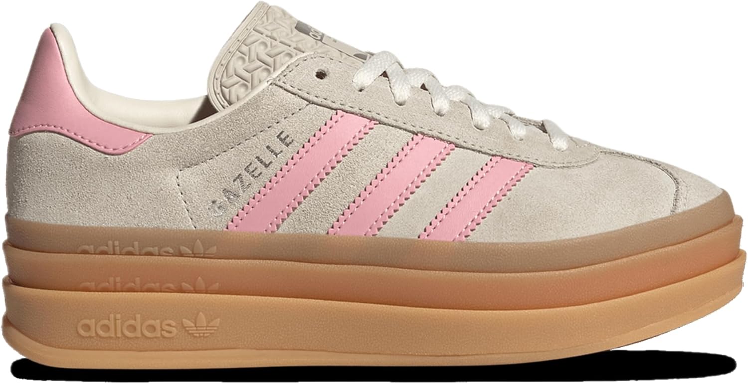 Детские кроссовки adidas Gazelle Bold, розовый/бежевый