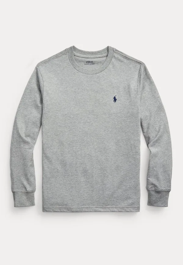 Футболка с длинным рукавом из хлопкового трикотажа 714y Polo Ralph Lauren, Andover Heather