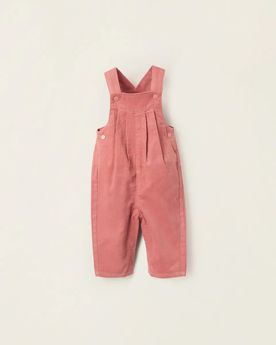 

Розовый детский комбинезон без рукавов Zippy