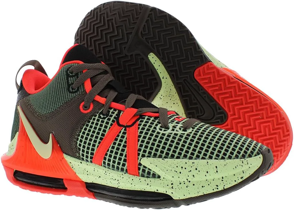 Мужские баскетбольные кроссовки Nike Lebron Witness 7, черный/ярко-малиновый — фото 4