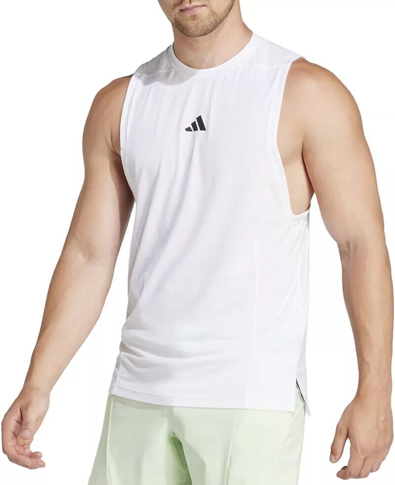 

Мужская майка Adidas для тренировок, белый