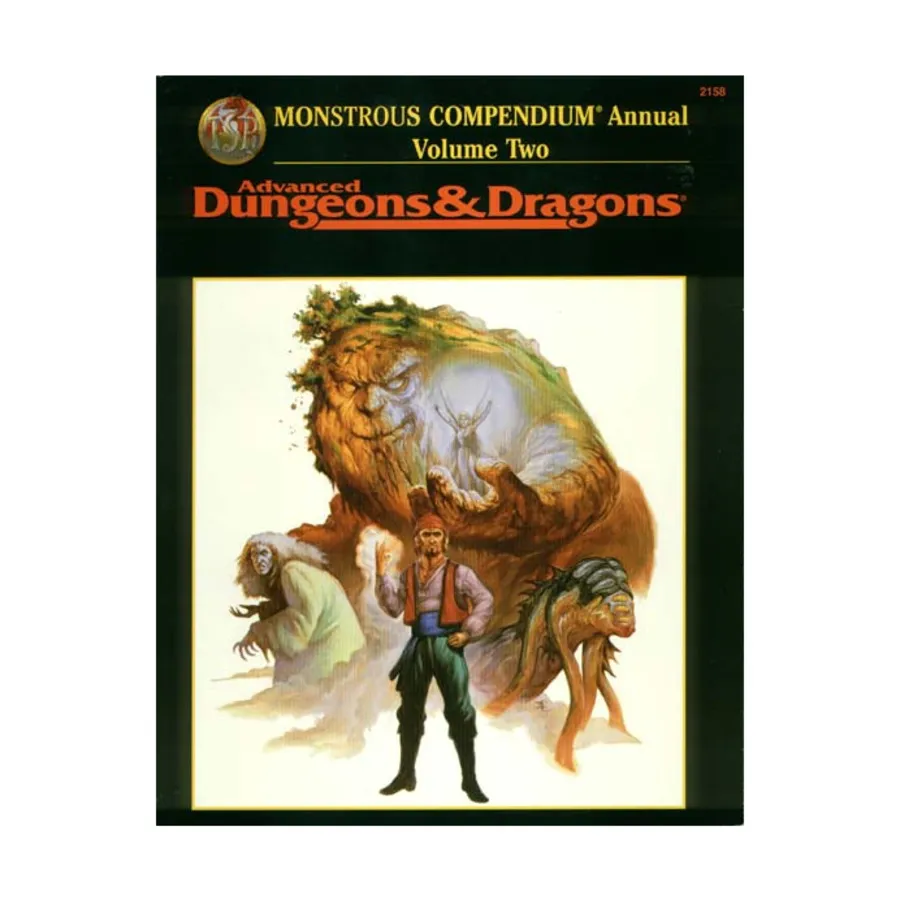 

Monstrous Compendium Annual #2, Advanced Dungeons & Dragons (2nd Edition) - Monstrous Compendiums, Miscellaneous & Accessories, мягкая обложка