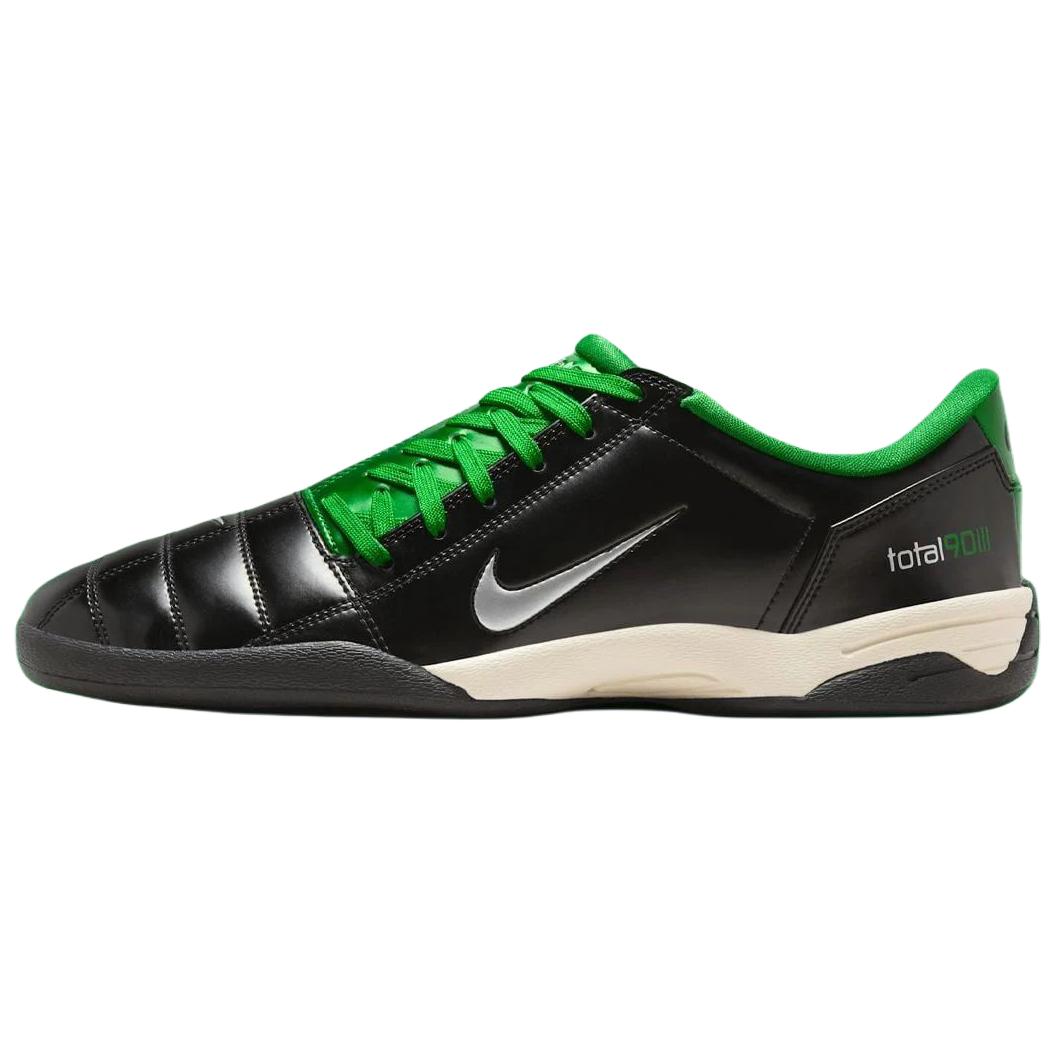 Nike .SWOOSH x Total 90 IIl износостойкие футбольные бутсы унисекс черные зеленые