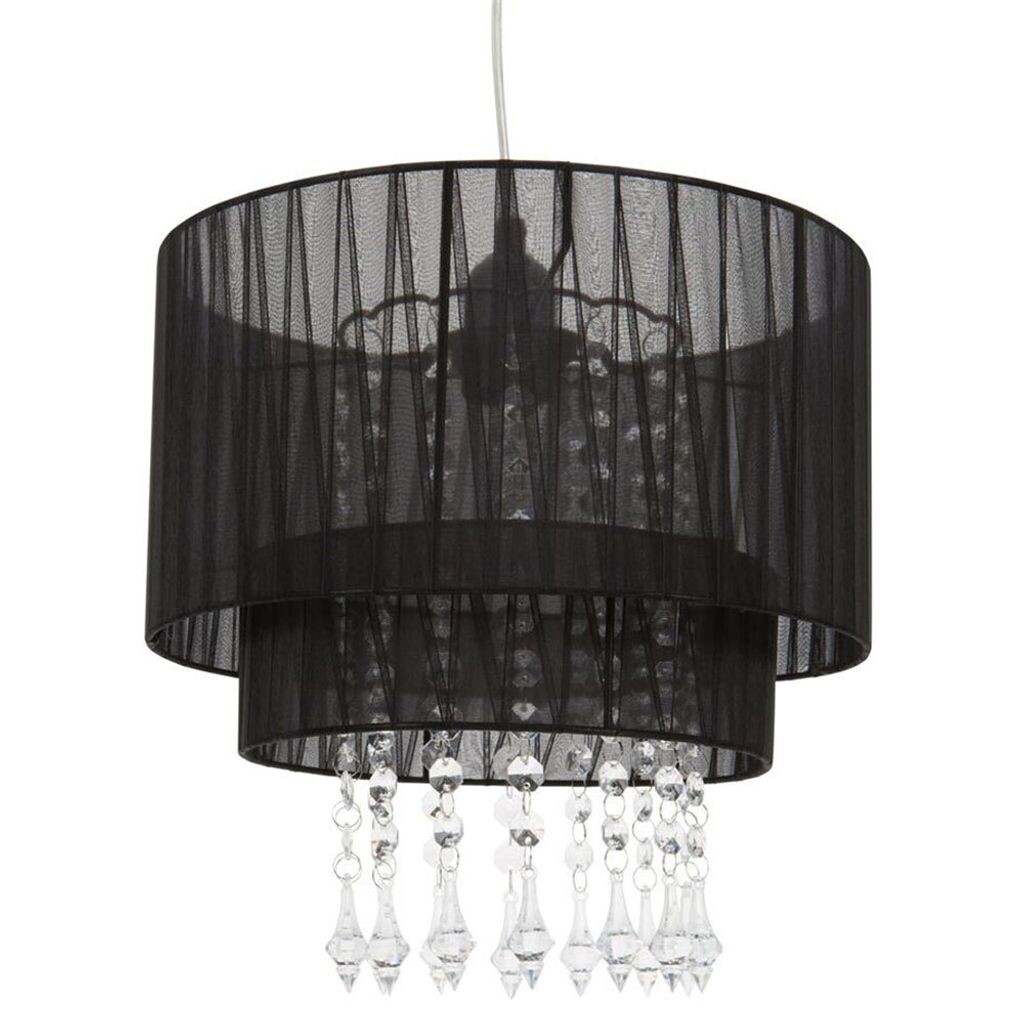 

RGB LED подвесной светильник, люстра, кристаллы, H 140 см etc-shop, черный