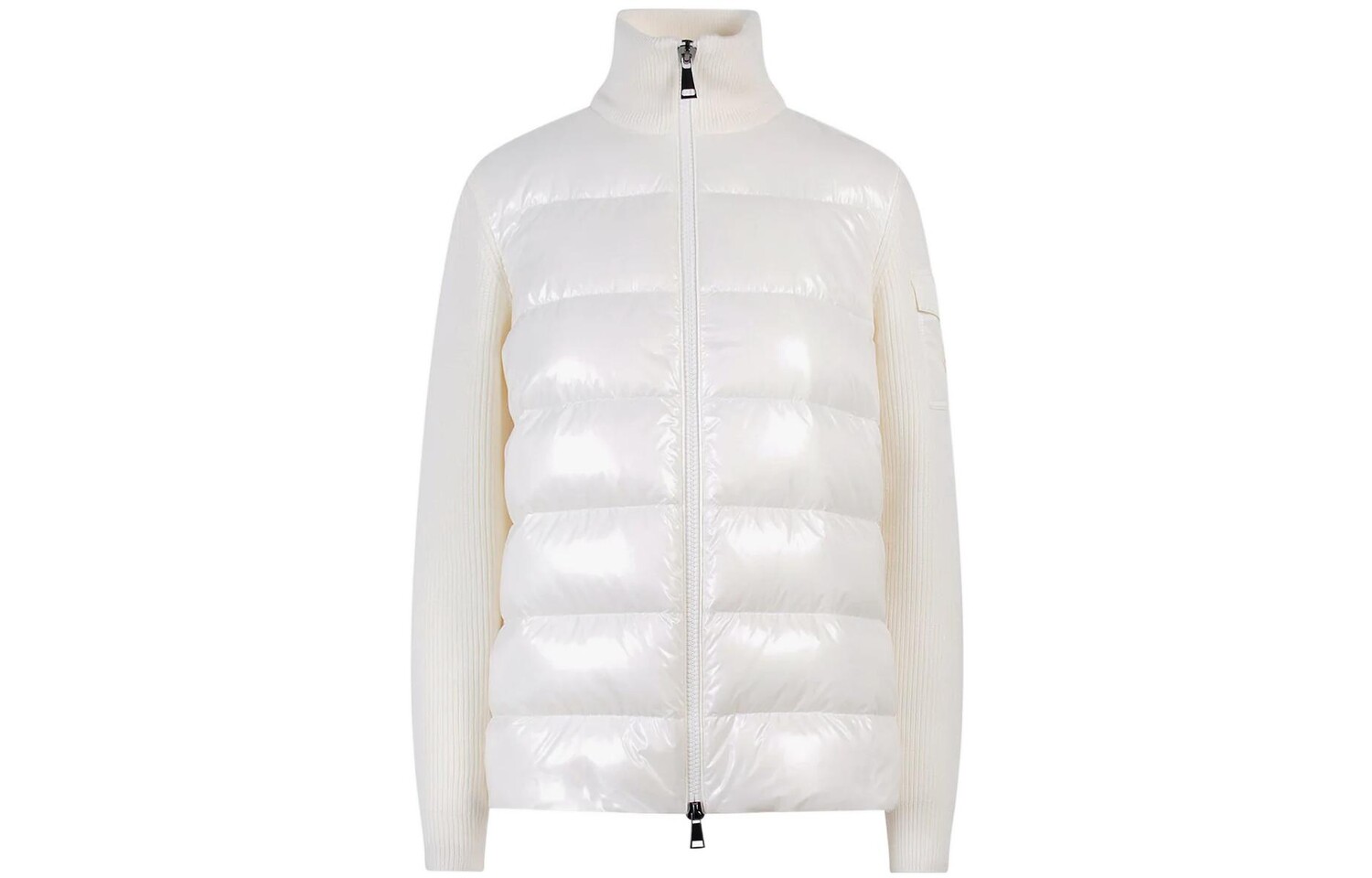 

Пуховик женский белый Moncler