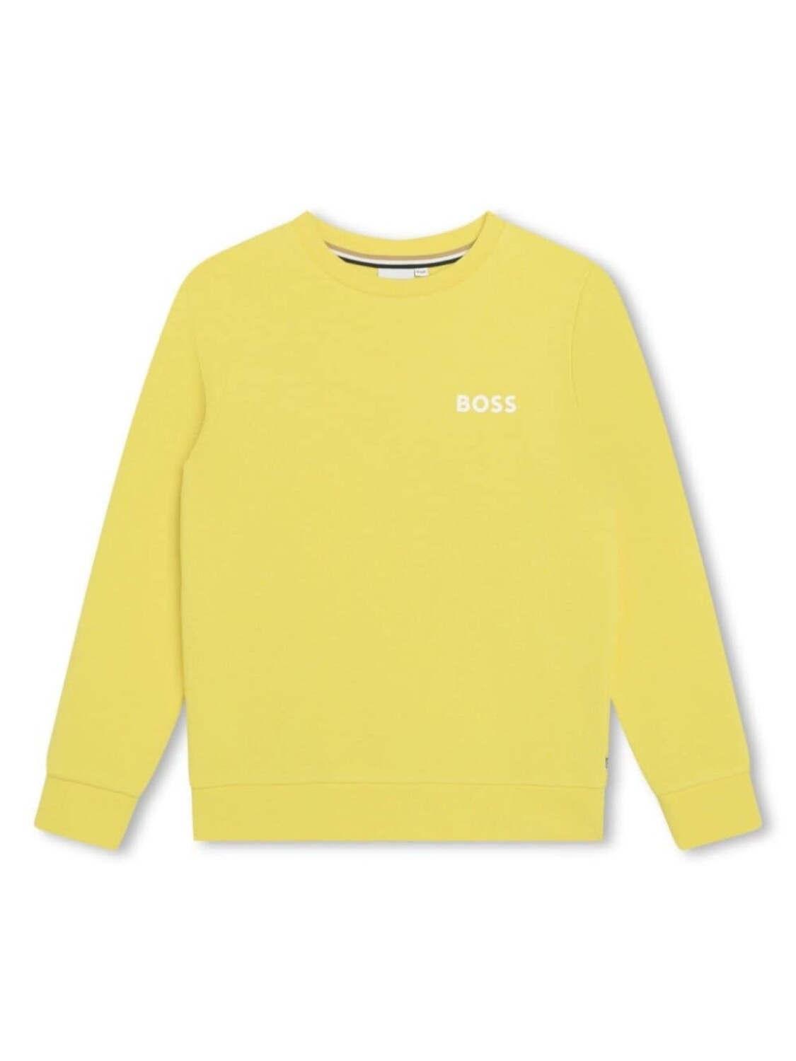

BOSS Kidswear толстовка с логотипом, желтый