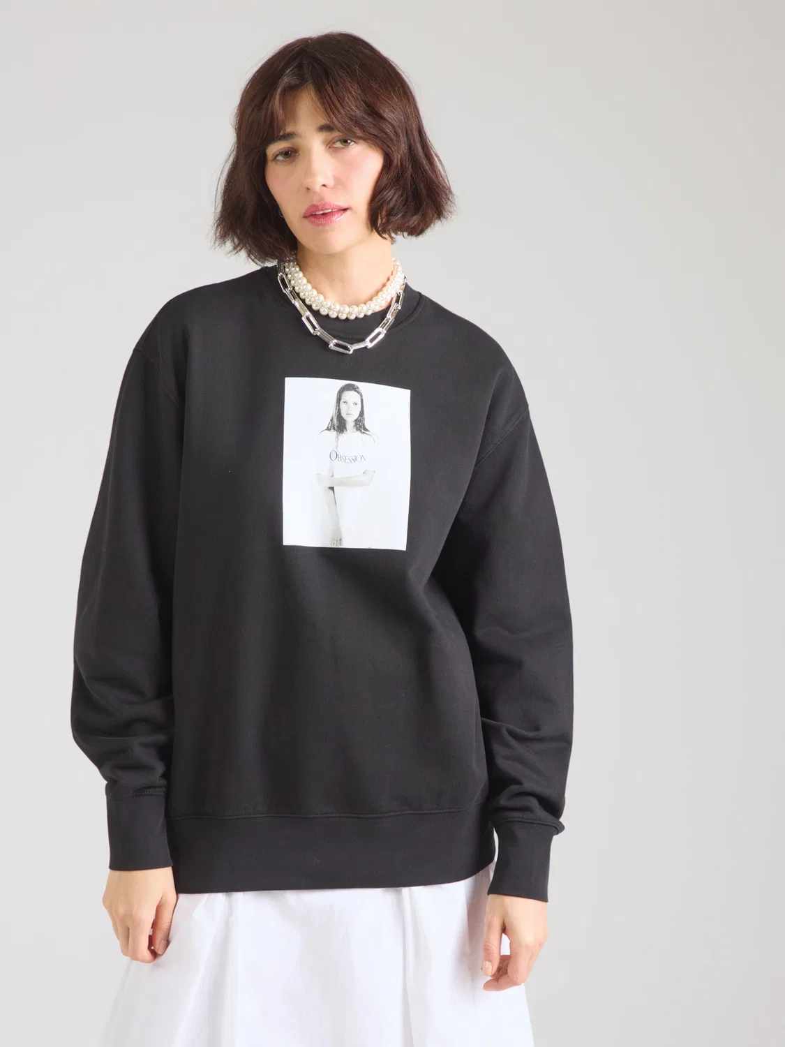 Толстовка Calvin Klein KATE OBSESSION черного цвета — фото 3