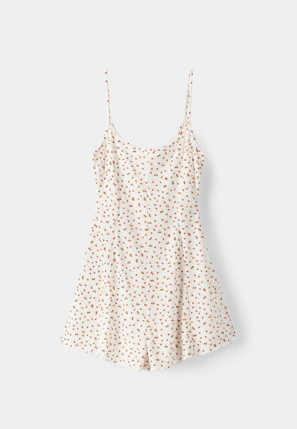 

PLAYSUIT Printed Bershka, Комбинезон красный