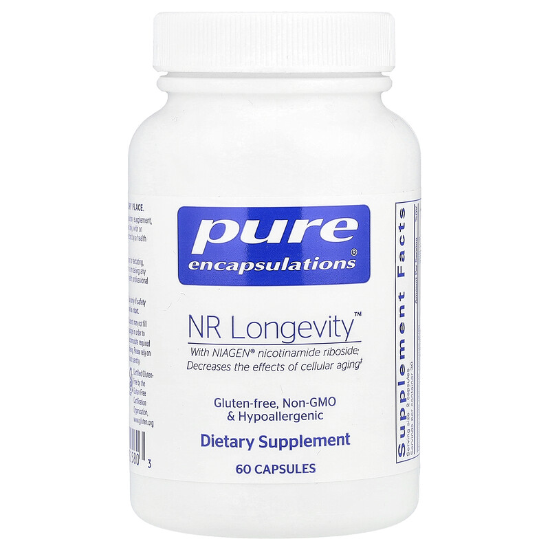 

Pure Encapsulations, NR Longevity , 60 капсул