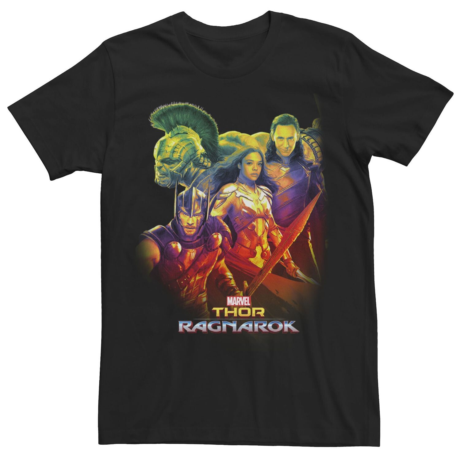 

Мужская футболка с рисунком Thor Ragnarok Hulk Loki Valkyrie Avengers Marvel