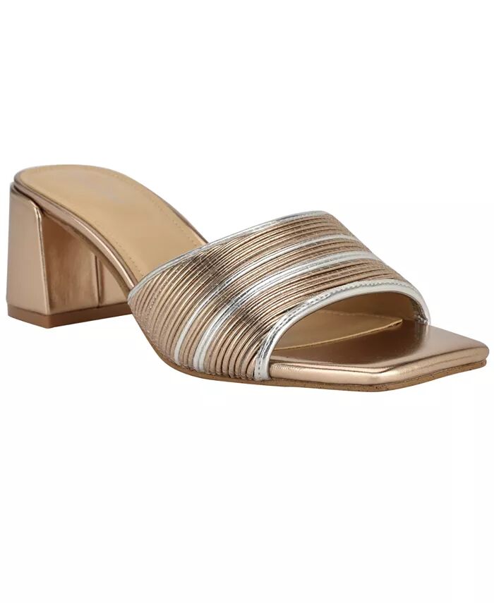 Женские сандалии Petunia Slip-On Dress Calvin Klein, коричневый