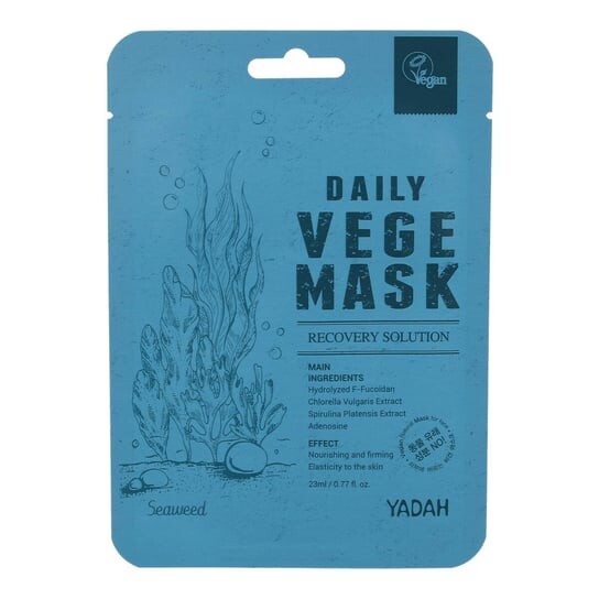 

Морские водоросли, Тканевая маска, 23мл Yadah Daily Vege Mask-
