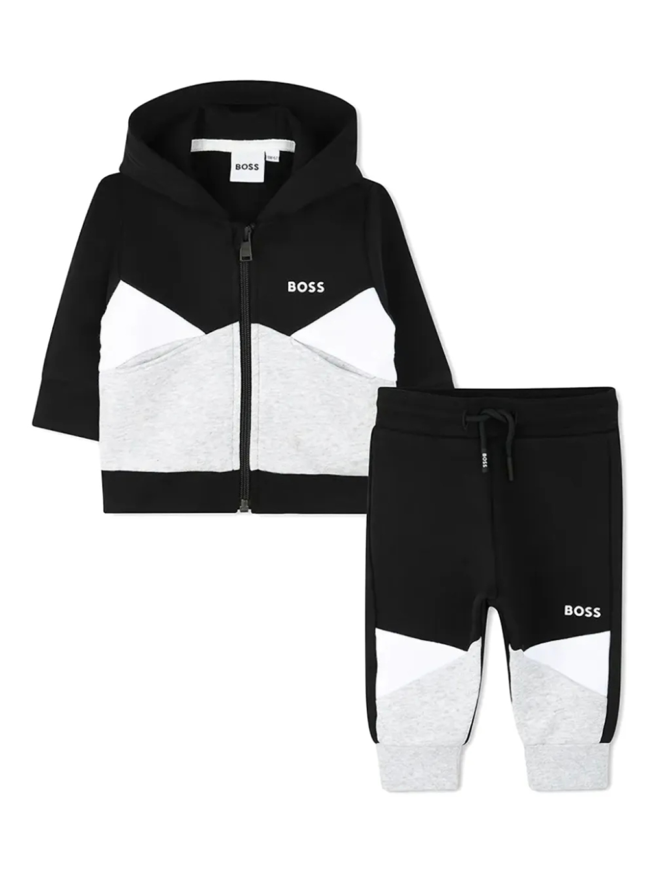 

Спортивный костюм с логотипом BOSS Kidswear, черный