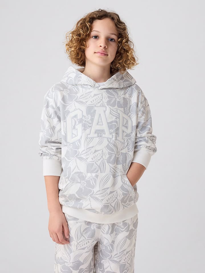 

Пуловер с капюшоном GAP Hoodie, цвет Weiß/Grau