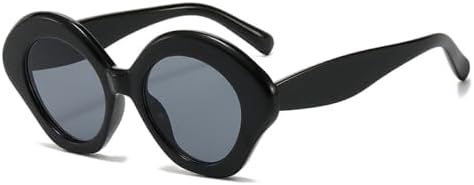 

Солнцезащитные очки «кошачий глаз» неправильной формы, модные в стиле ретро, ​​градиентные солнцезащитные очки для мужчин, трендовые солнцезащитные очки 2026 года MTZJH, Black Gray