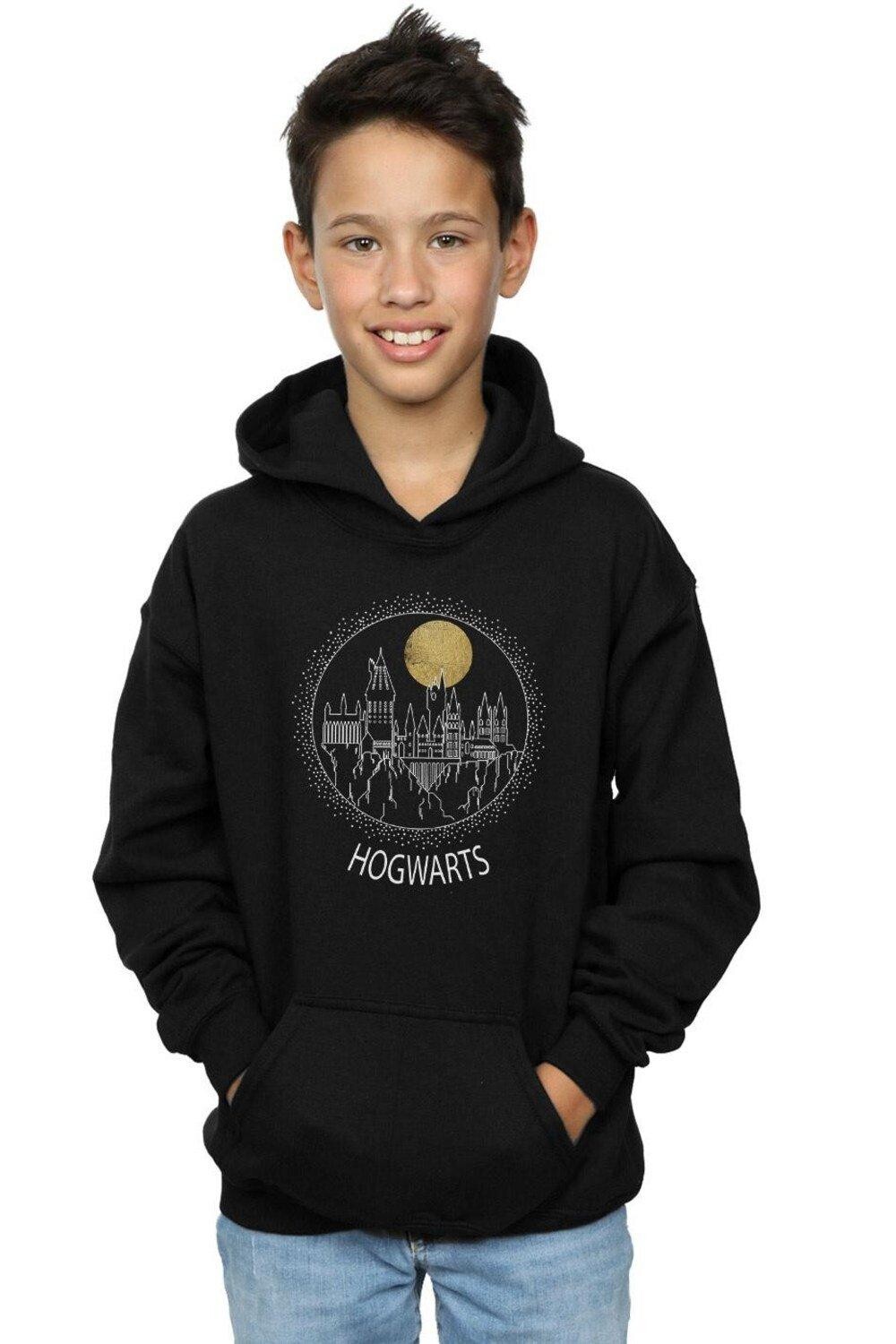 

Толстовка с кругом Хогвартса Harry Potter, черный