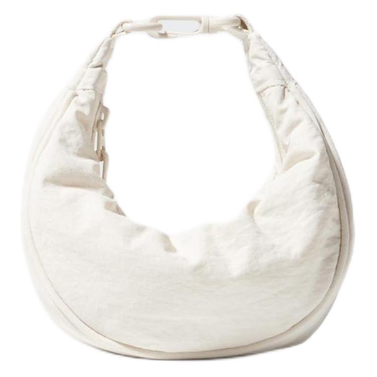 

UNIQLO Женская белая нейлоновая сумка через плечо мини, White