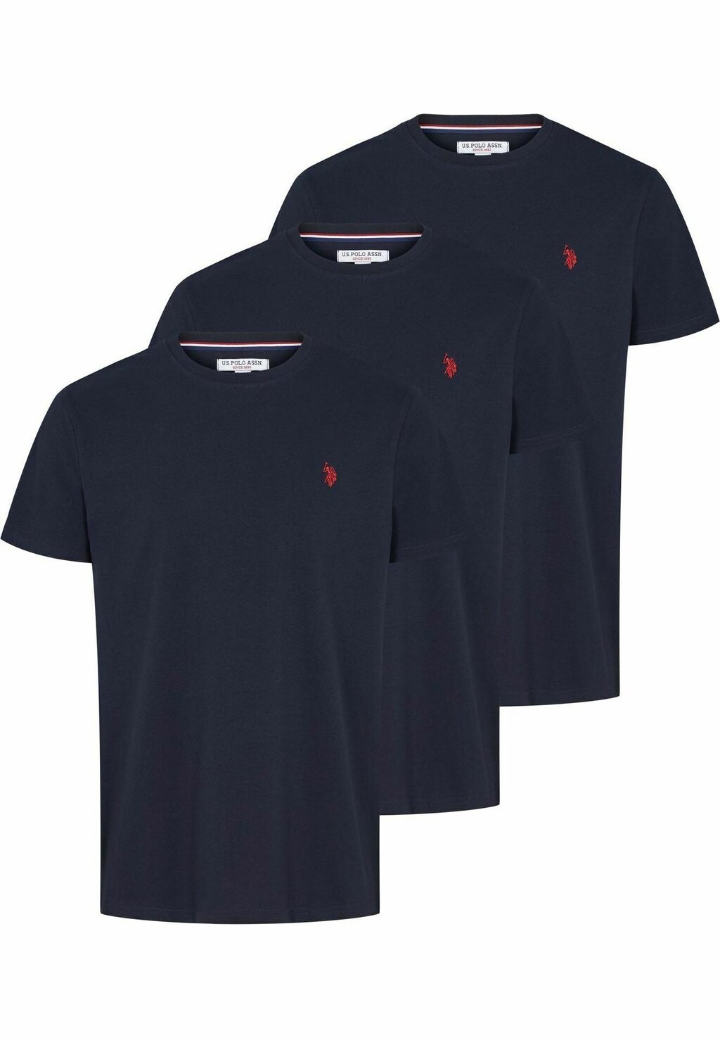 Футболка базовая ARJUN 3 PACK U.S. Polo Assn., цвет dark sapphire — фото 3
