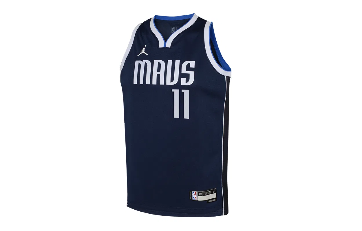 Майка баскетбольная Jordan Mavericks Away синяя