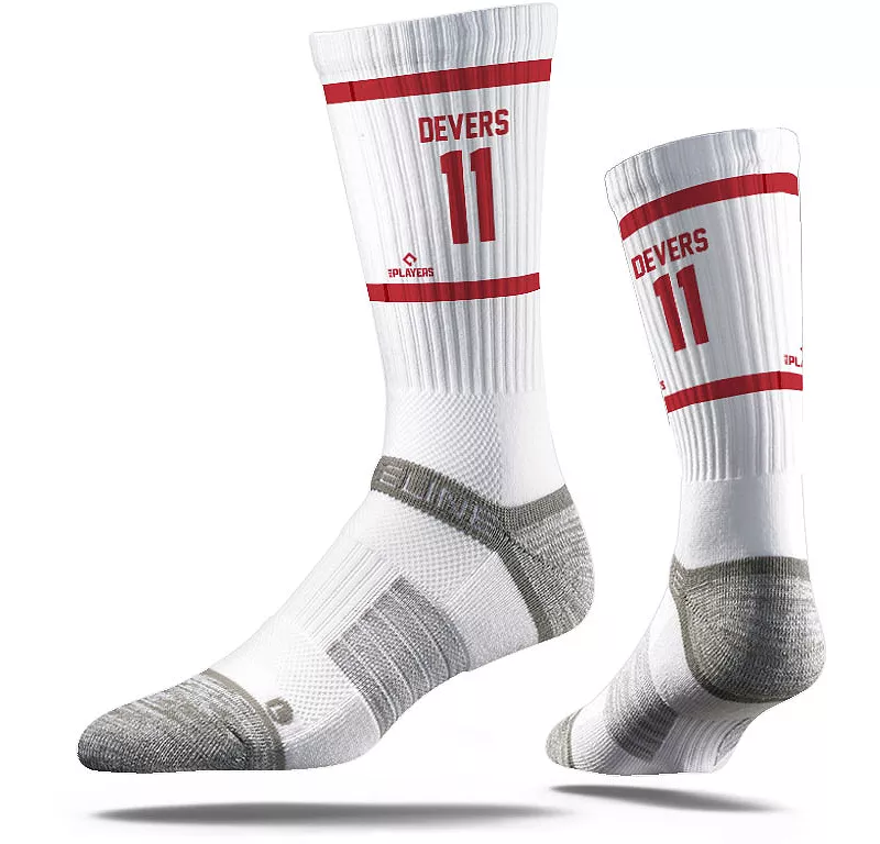 

Мужские носки Strideline Boston Red Sox Rafael Devers Premium Crew Sock