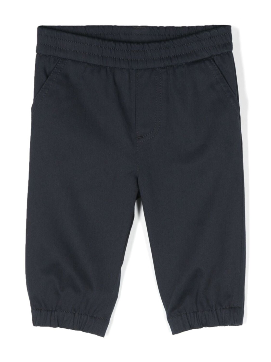 

Moncler Enfant зауженные брюки с логотипом, синий