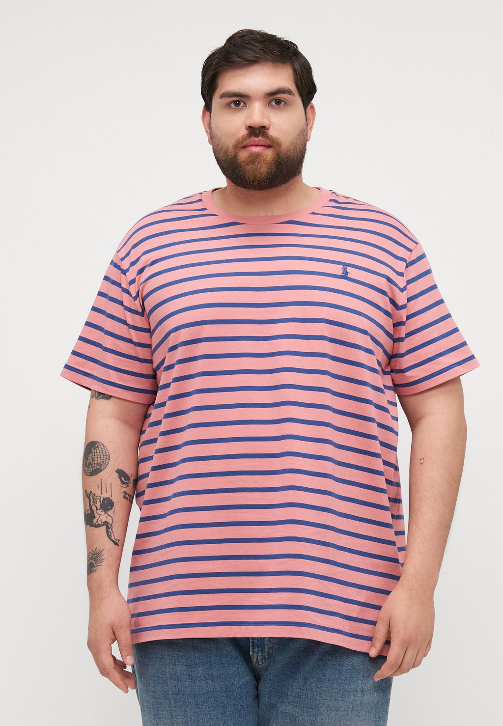 

Футболка с принтом Polo Ralph Lauren Big & Tall, цвет Desert Rose/Old Royal