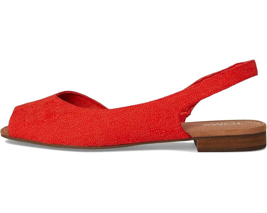 Балетки TOMS Briella Slingback, цвет Flame — фото 4