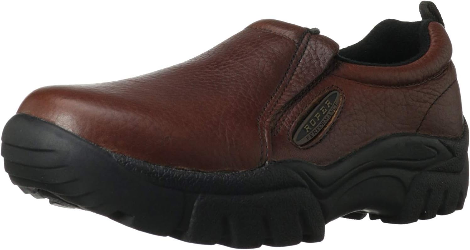 

Мужские рабочие/служебные туфли Roper с противоскользящей подошвой - коричневые, коричневый