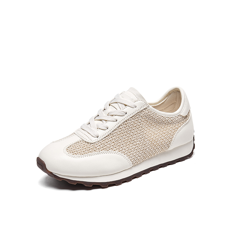Lee Cooper Износостойкие дышащие легкие низкие кеды унисекс бежевые, цвет Women's Beige — фото 3