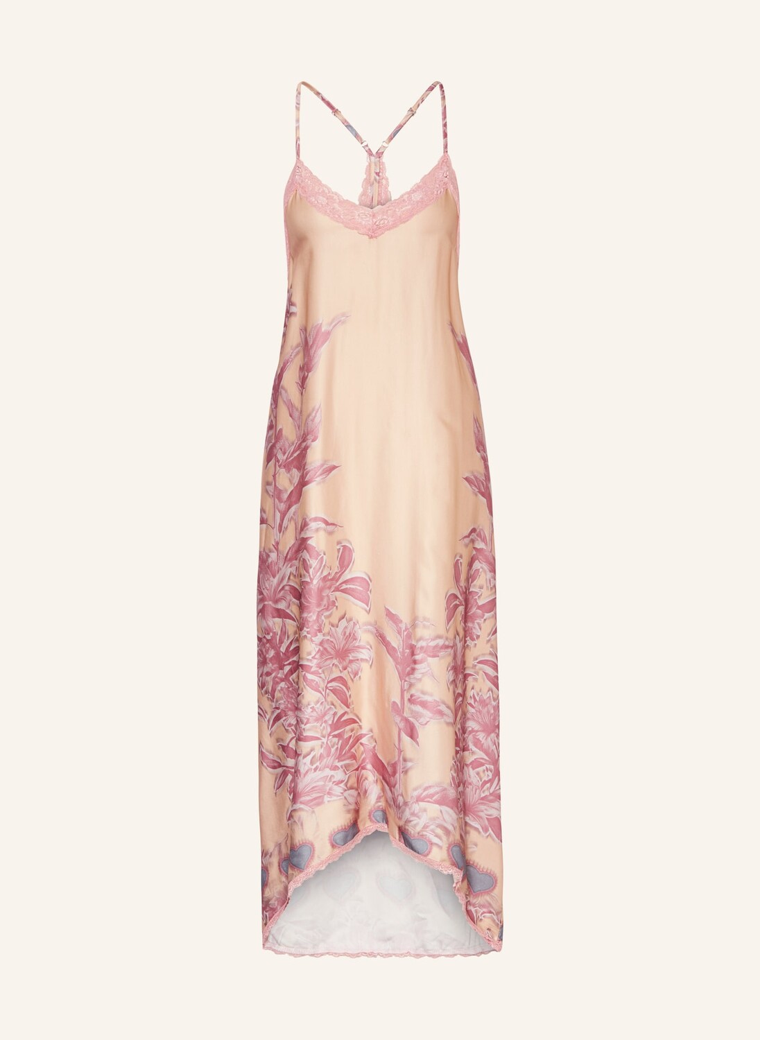 

Атласное платье с кружевом miss goodlife, цвет ROSÉ/HELLLILA/DUNKELLILA