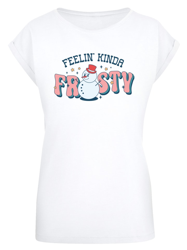 

Футболка F4NT4STIC T-Shirt Feelin Kinda Frosty Snowman, белый