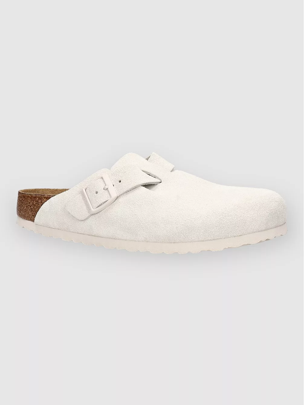 

Бостонские замшевые кожаные сандалии Birkenstock, белый