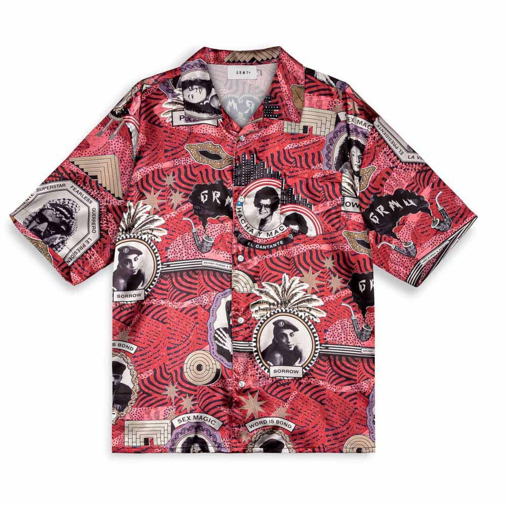 

Рубашка Grimey Supastar Satin, красный