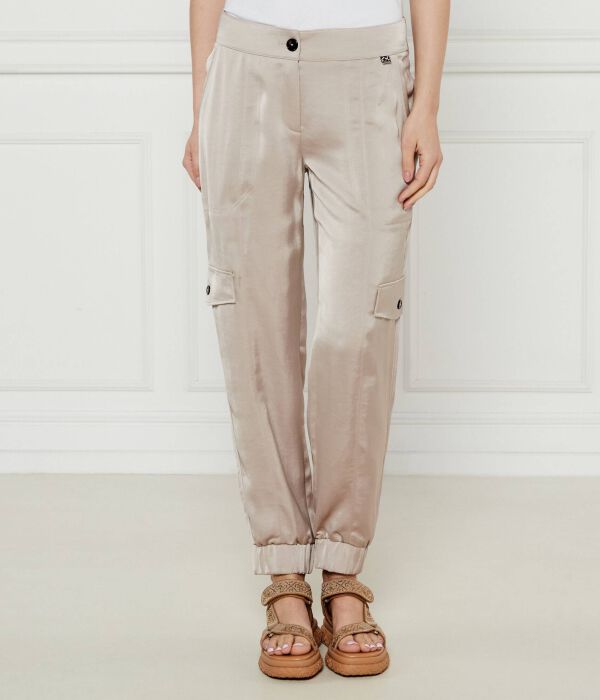

Атласные брюки-карго Ridder Relaxed fit Marc Cain, оранжевый