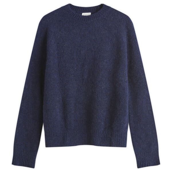 

Джемпер с круглым вырезом Melbourne Marl Dries Van Noten, синий