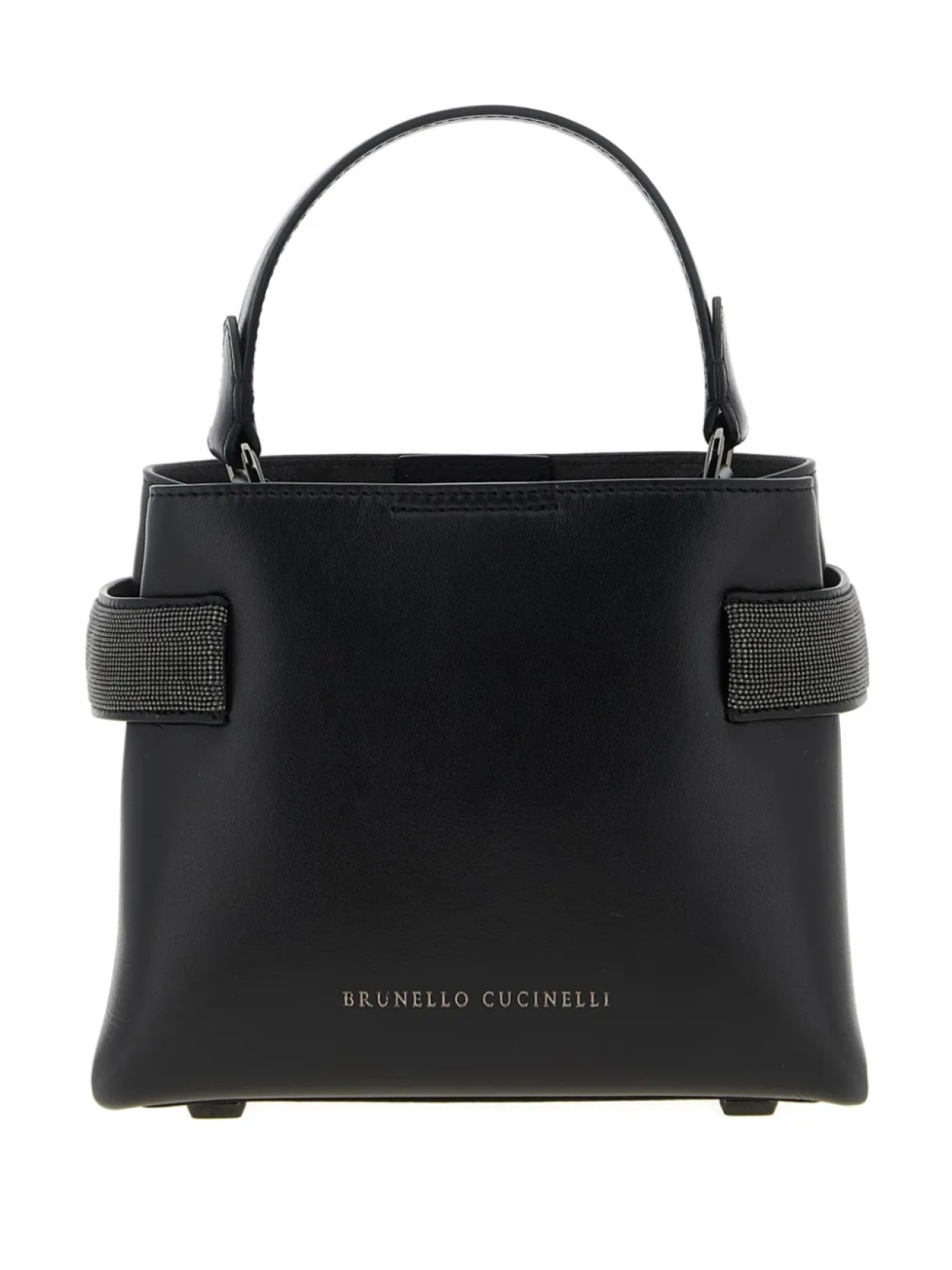 

Маленькая сумка-тоут Brunello Cucinelli Essence, черный