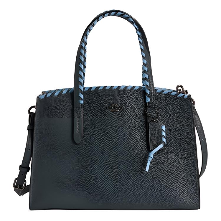 

COACH Кожаная сумка Шарлотт Кэрриолл большая женская Айви