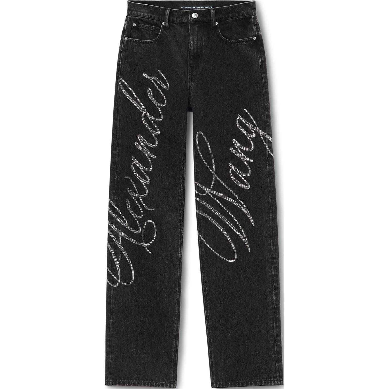 

Джинсы с логотипом Ez Alexander Wang, серый