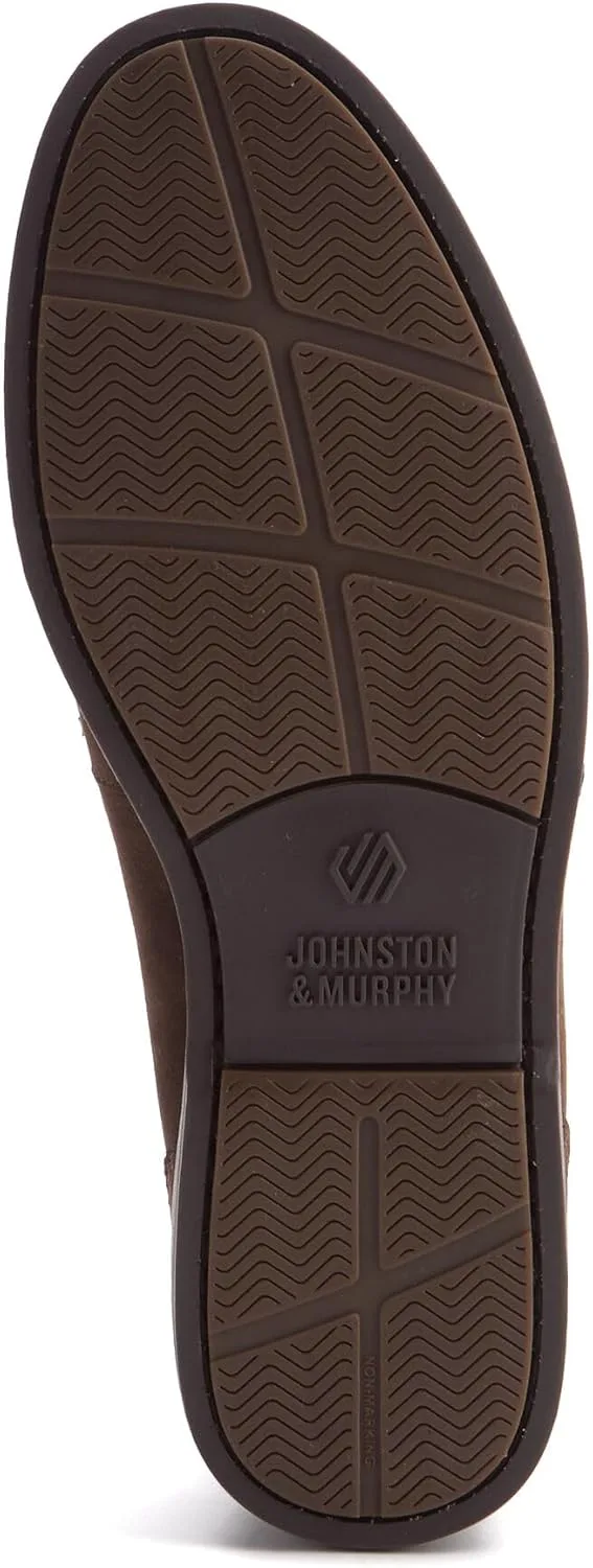 Мужская повседневная обувь Johnston & Murphy Ventura с двумя отверстиями на шнурки типа «слипоны», темно-коричневый — фото 4