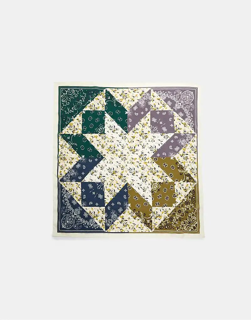 

Шарф Stradivarius Printed в сиреневом цвете