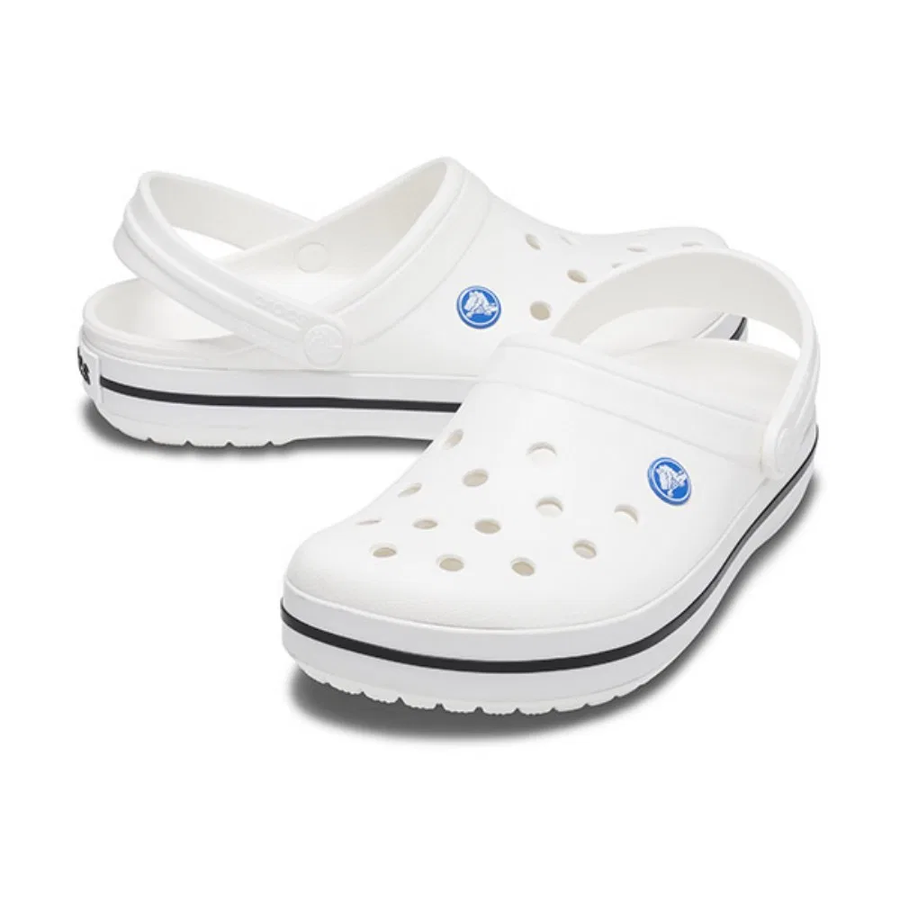 Мужские клоги Crocband белые от Crocs — фото 4