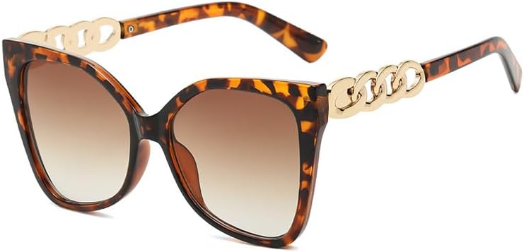 

Солнцезащитные очки для мужчин и женщин - защита UV400 - оправа "кошачий глаз" с градиентным покрытием, подходят для занятий спортом на открытом воздухе и вождения QWBSER, 4