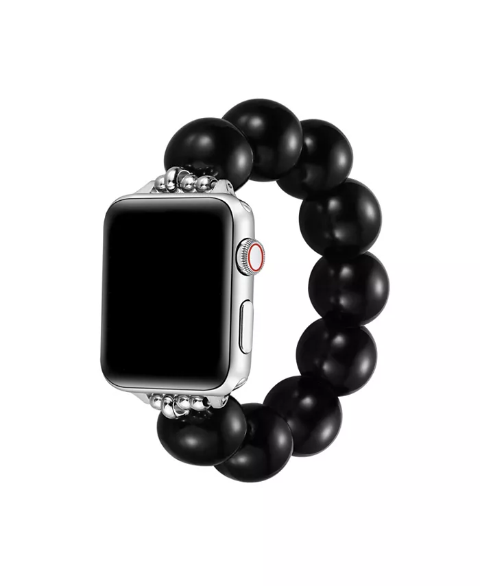 

Фиолетовый браслет с искусственным жемчугом для Apple Watch 44,45,46,49mm Posh Tech, белый