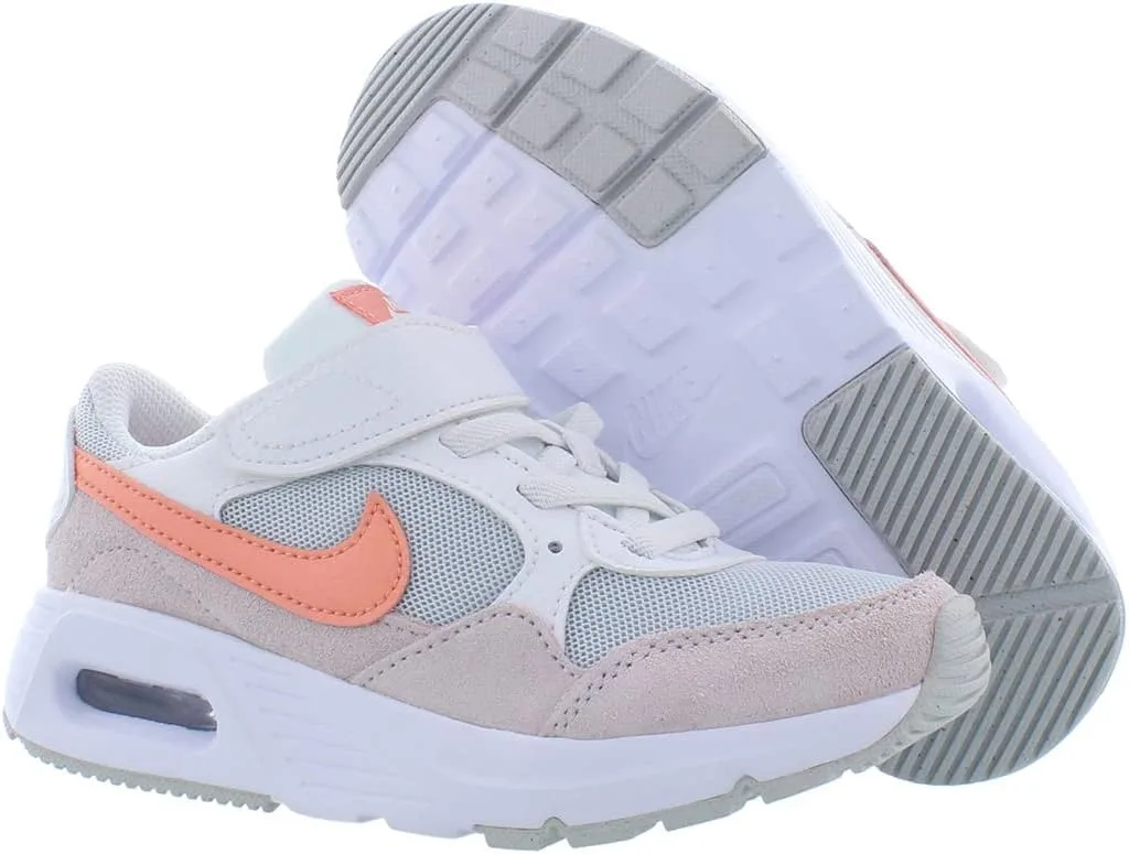 Детские гимнастические кроссовки Nike Air Max SC, белый/черный — фото 2