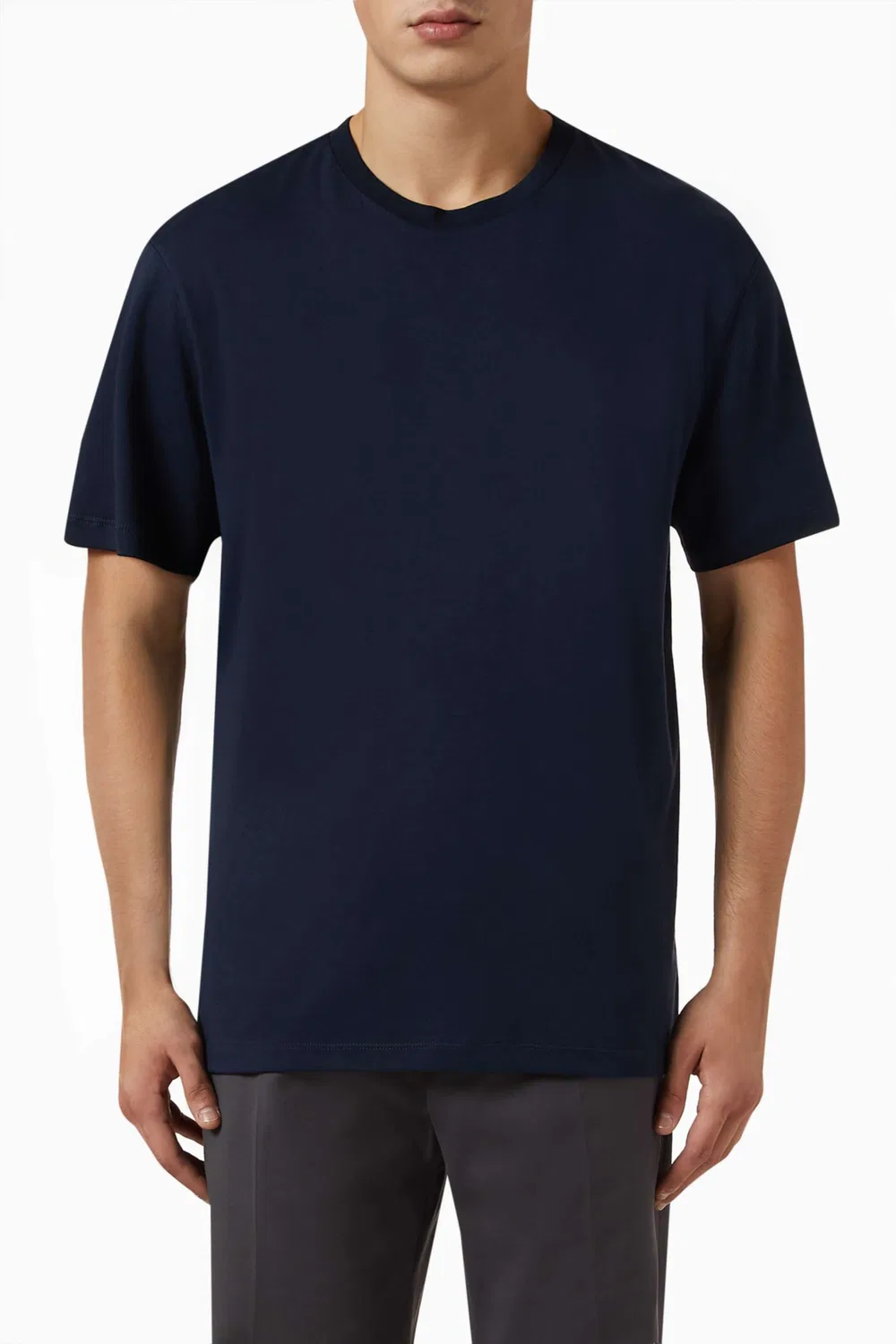 Футболка с коротким рукавом с вышитым логотипом Pima-cotton Calvin Klein