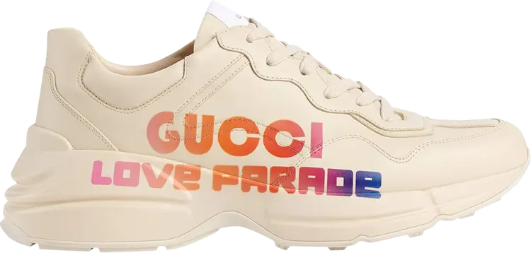 

Кроссовки Pablo Delcielo x Gucci Rhyton Love Parade, кремовый, Бежевый, Кроссовки Pablo Delcielo x Gucci Rhyton Love Parade, кремовый