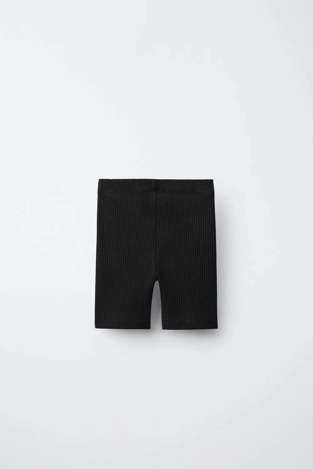 Велолеггинсы в рубчик с тисненым текстом ZARA, Black — фото 2